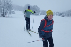 Ski de fond aux Molunes, le 02 janvier 2021