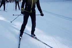 Ski de fond à la Darbella, le 09 janvier 2021