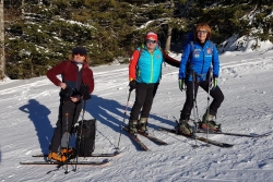 Ski de randonnée à la Dole, le 10 janvier 2021